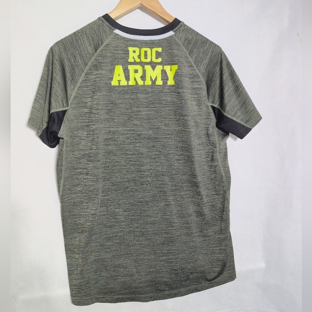Fila Chenggongling Good Friends Army M Men's Green Athletic Shirt - Picture 4 of 7
